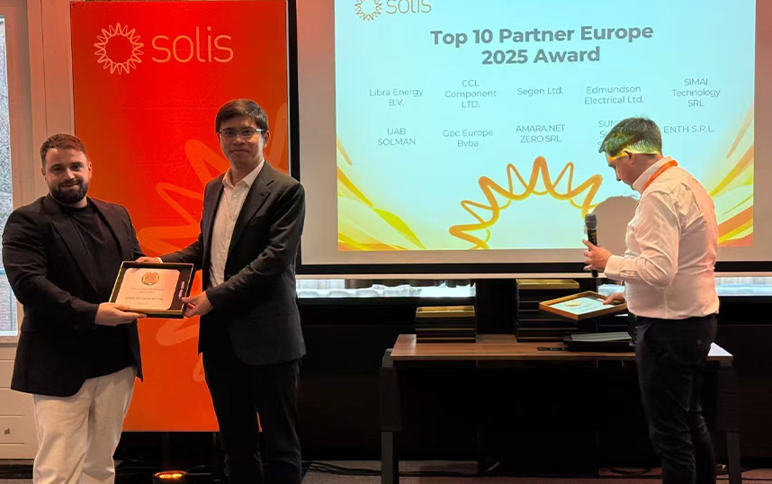SIMAI Technology Honored with Double Victory at Solis Europe 2025 Awards