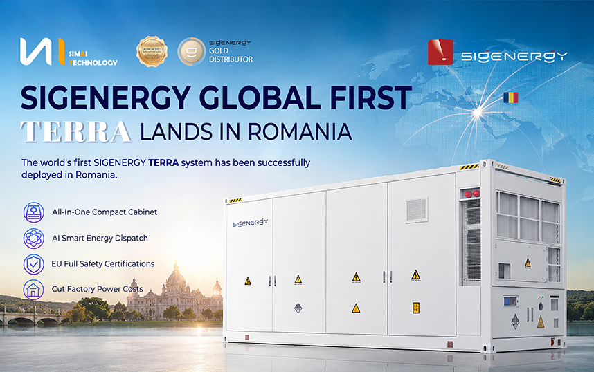 Sigenergy Global First TERRA System Lands in Romania